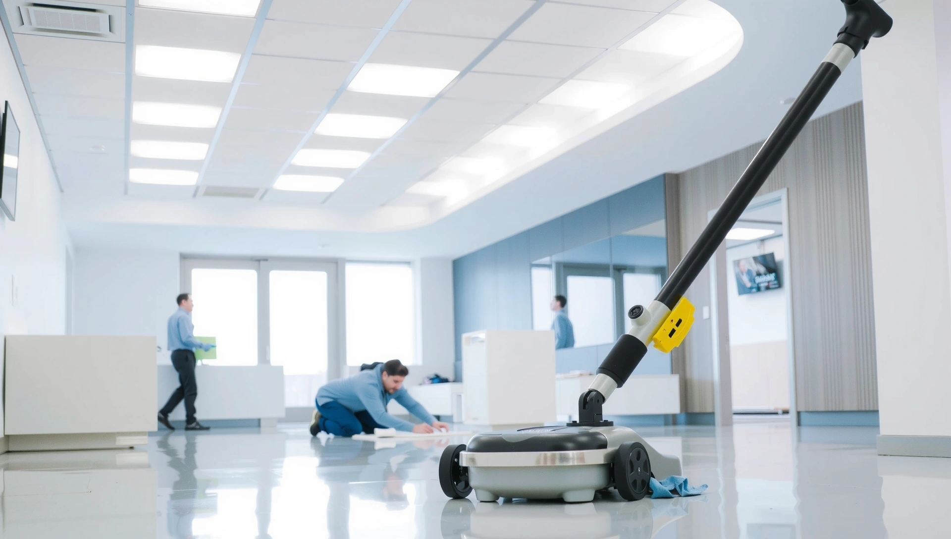 Moderní, čistý interiér s profesionálním úklidem v akci