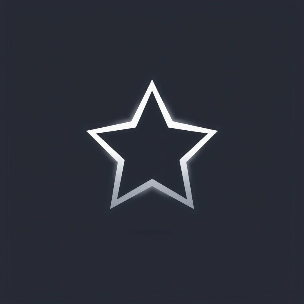 Ikona představující kvalitu - lesklá hvězda s jiskrami.